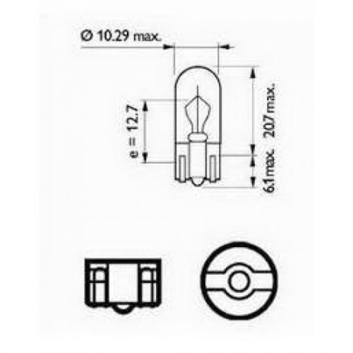 Izzó ERA  5w 12v W2.1x9.5d