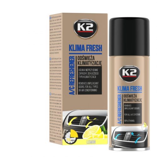 K2 Klímatisztító spray - citrom illatú 150ml