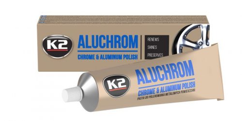 K2 Aluchrom fémpolírozó, krómtisztító paszta 120g