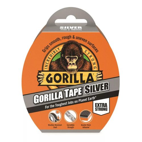 Gorilla Tape Silver extra erős ragasztószalag szürke 11mx48mm