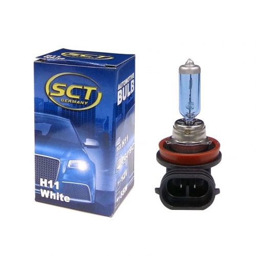 SCT Izzó H11 12V 55W Fehér WHITE