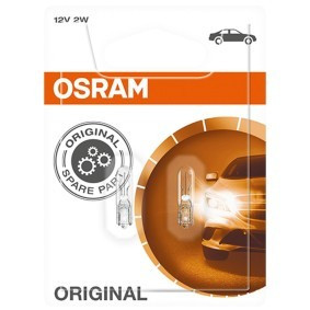 OSRAM Izzó üvegfejű, 12V W2W (darabár)
