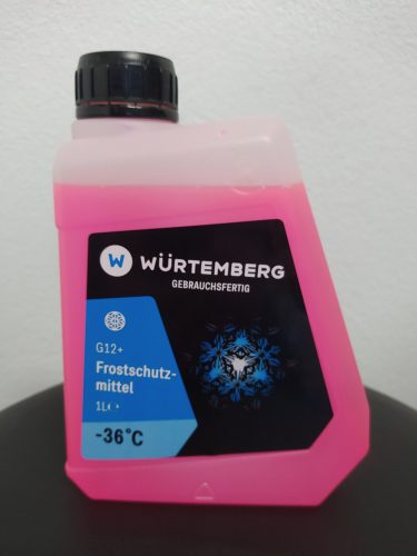 Würtemberg készre kevert fagyálló -36°C G12+ 1l