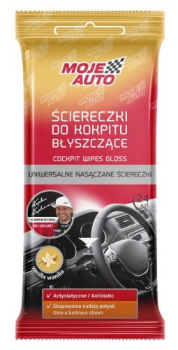  Moje Auto 24db univerzális törlőkendő, vanília illatú