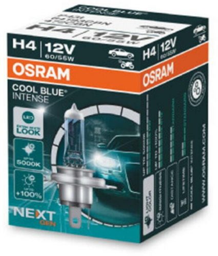 H4 osram cool blue intense izzó 12V  60/55W