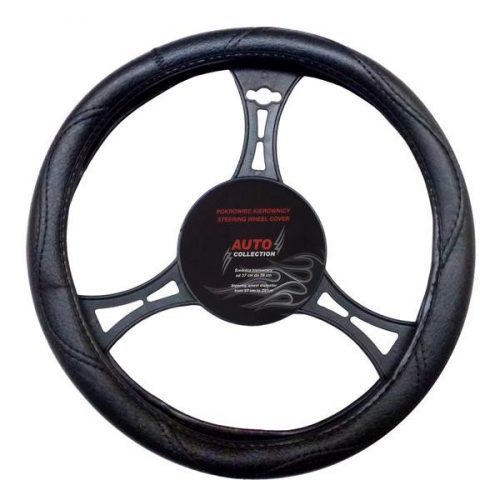 SB Autoparts Kormányvédő, fekete, 35-37cm 